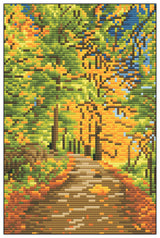Diamond Art lærred skov 30 x 20 cm