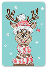 Diamond Art rensdyr 10 x 15 cm