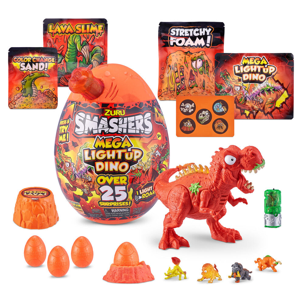 Smashers Mega Light up Dino  Surprise Egg