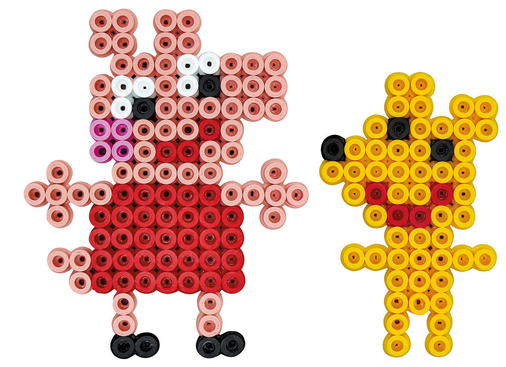 Hama Maxi Gurli Gris perler og stiftplade i bøtte