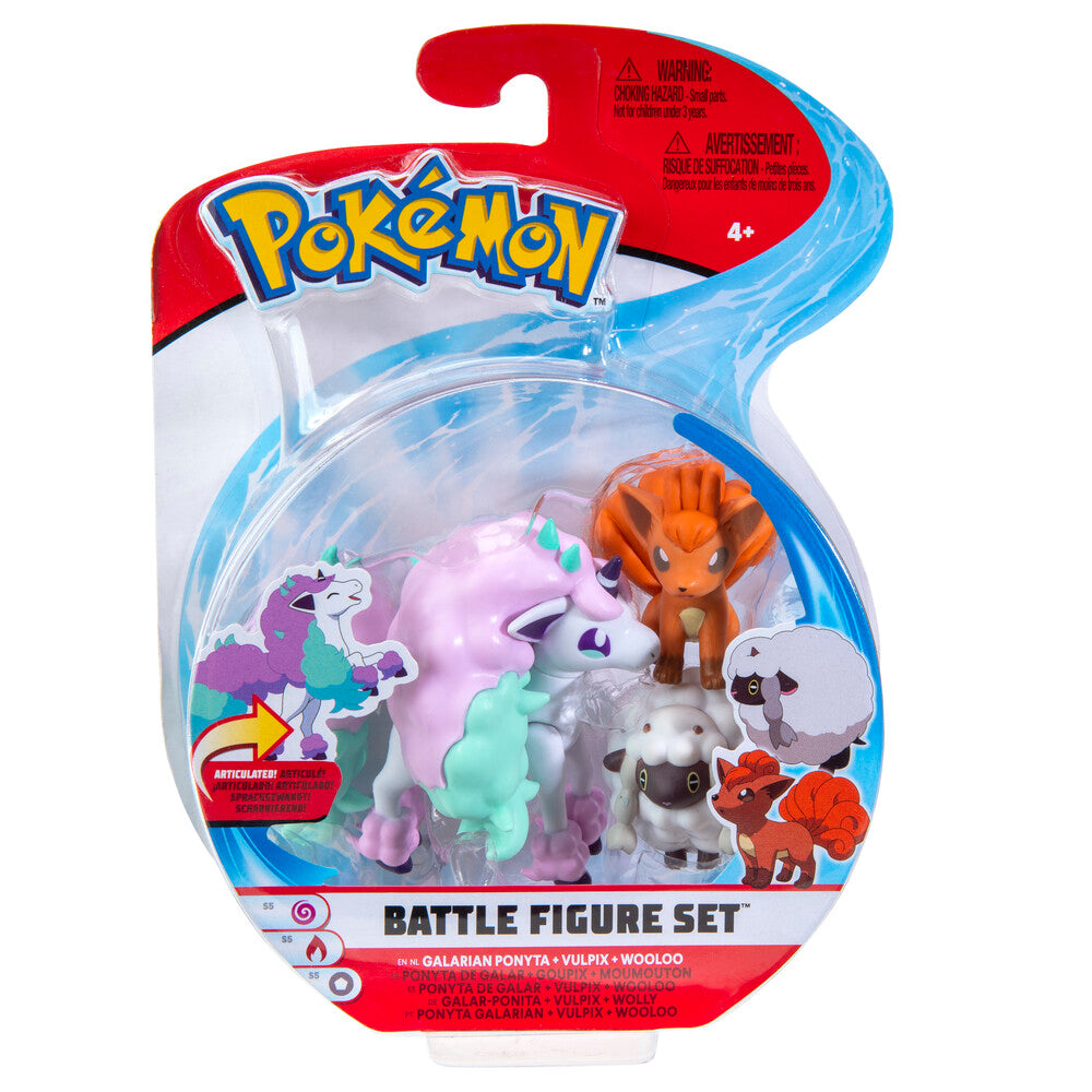 Pokémon battle figure 3-pak asst