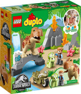 10939 LEGO DUPLO T. Rex and Triceratops på dinusaurflugt