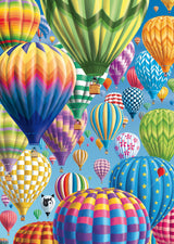 Puslespil Colorful Balloons in the Sky 1000 brikker