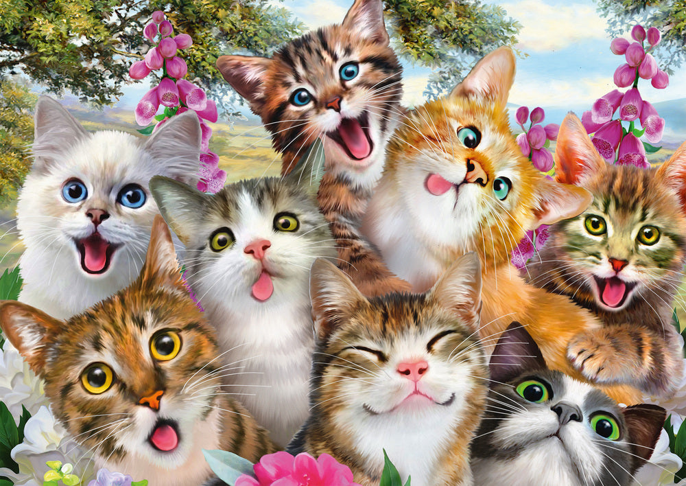 Puslespil Cat Selfie 500 brikker