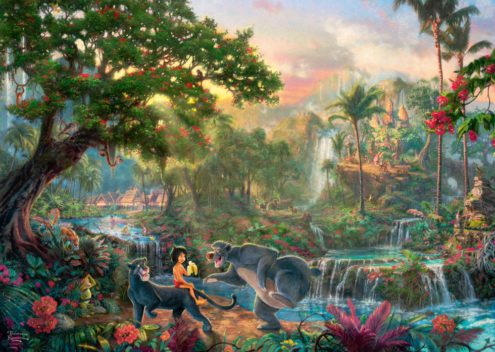 Puslespil Disney The Jungle Book 1000 brikker