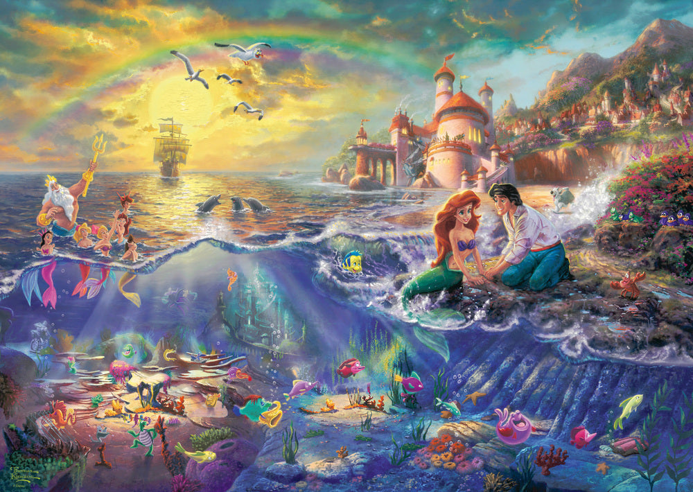 Puslespil The Little Mermaid Ariel 1000 brikker