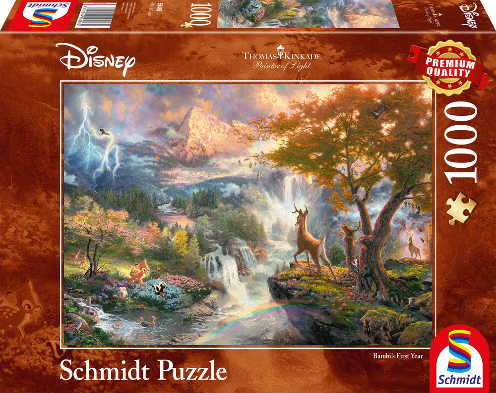 Puslespil Disney Bambi 1000 brikker
