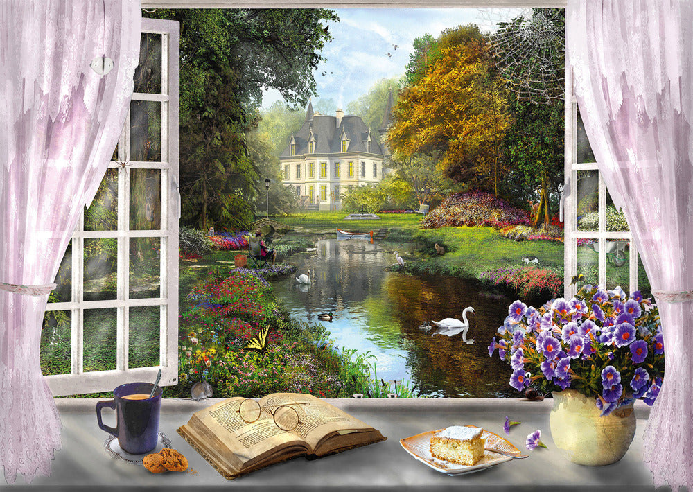 Puslespil View of the Castle Gardens 1000 brikker