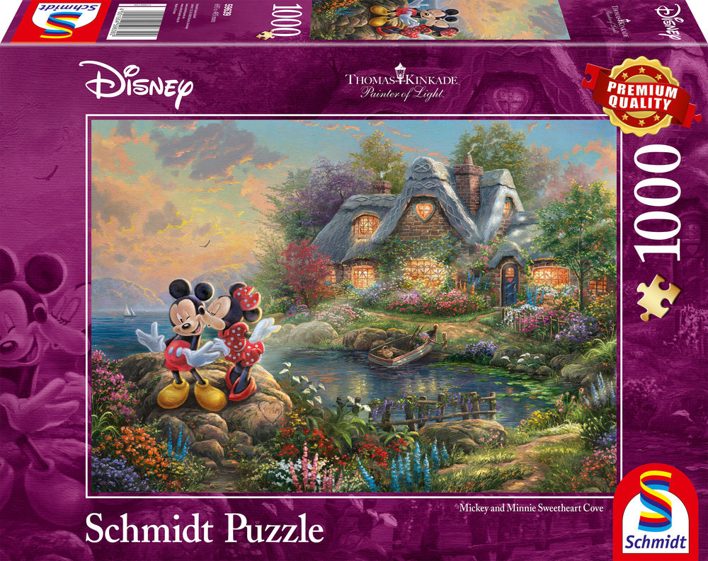 Puslespil Disney Sweethearts Mickey & Minnie 1000 brikker