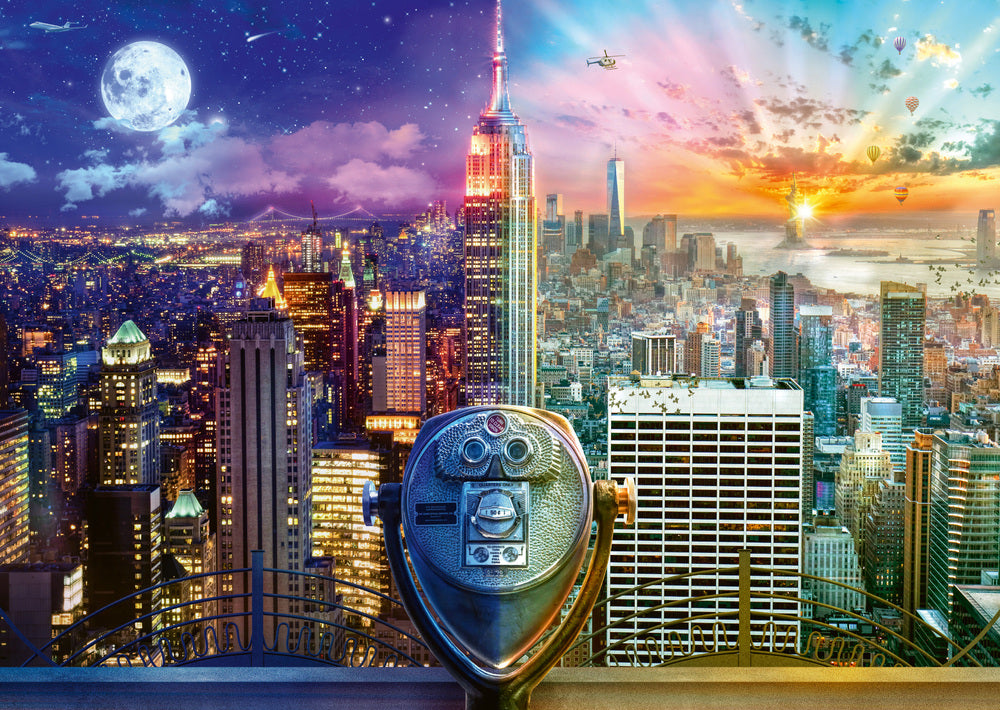 Puslespil New York night and day 1000 brikker