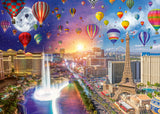 Puslespil Las Vegas Night and Day 1000 brikker
