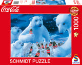 Puslespil Coca Cola Polar bears 1000 brikker