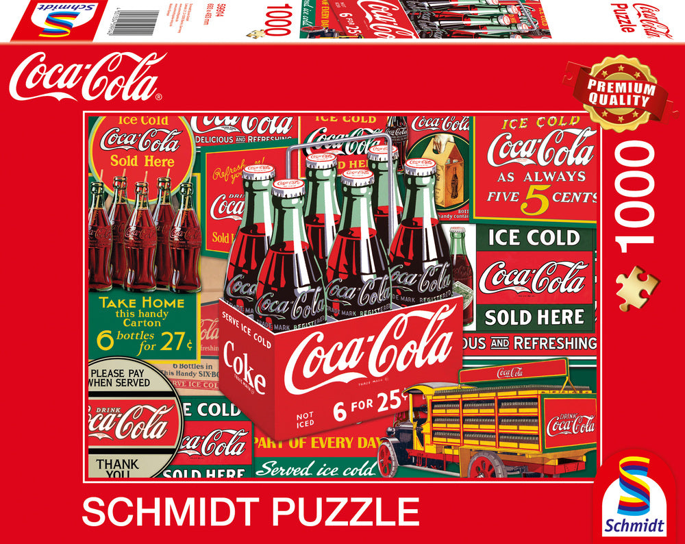 Puslespil Coca Cola classic 1000 brikker