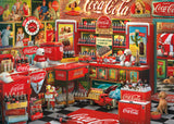 Puslespil Coca Cola Nostalgia shop 1000 brikker