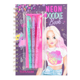 TOPModel Doodle bog med 3 neon gelpenne
