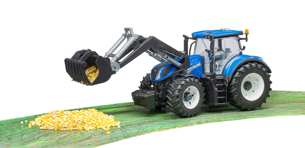 Bruder New Holland T7.315 traktor med frontlæsser