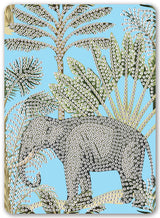 Diamond Art Elefant/træer 13 x 18 cm