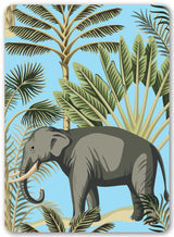 Diamond Art Elefant/træer 13 x 18 cm