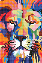 Diamond Art Løve 20 x 30 cm