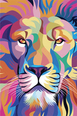 Diamond Art Løve 20 x 30 cm