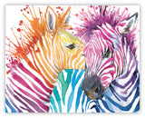 Diamond Art Zebraer Watercolor 40 x 50 cm