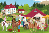 Puslespil Horse Club At the equestrian farm 100 brikker