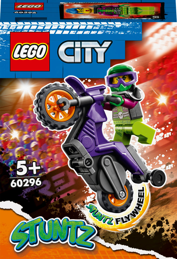 60296 LEGO City Stuntz Wheelie-stuntmotorcykel