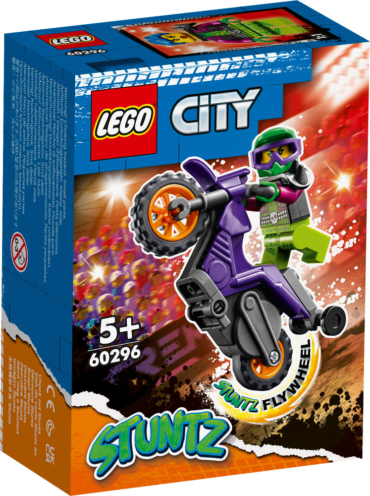 60296 LEGO City Stuntz Wheelie-stuntmotorcykel