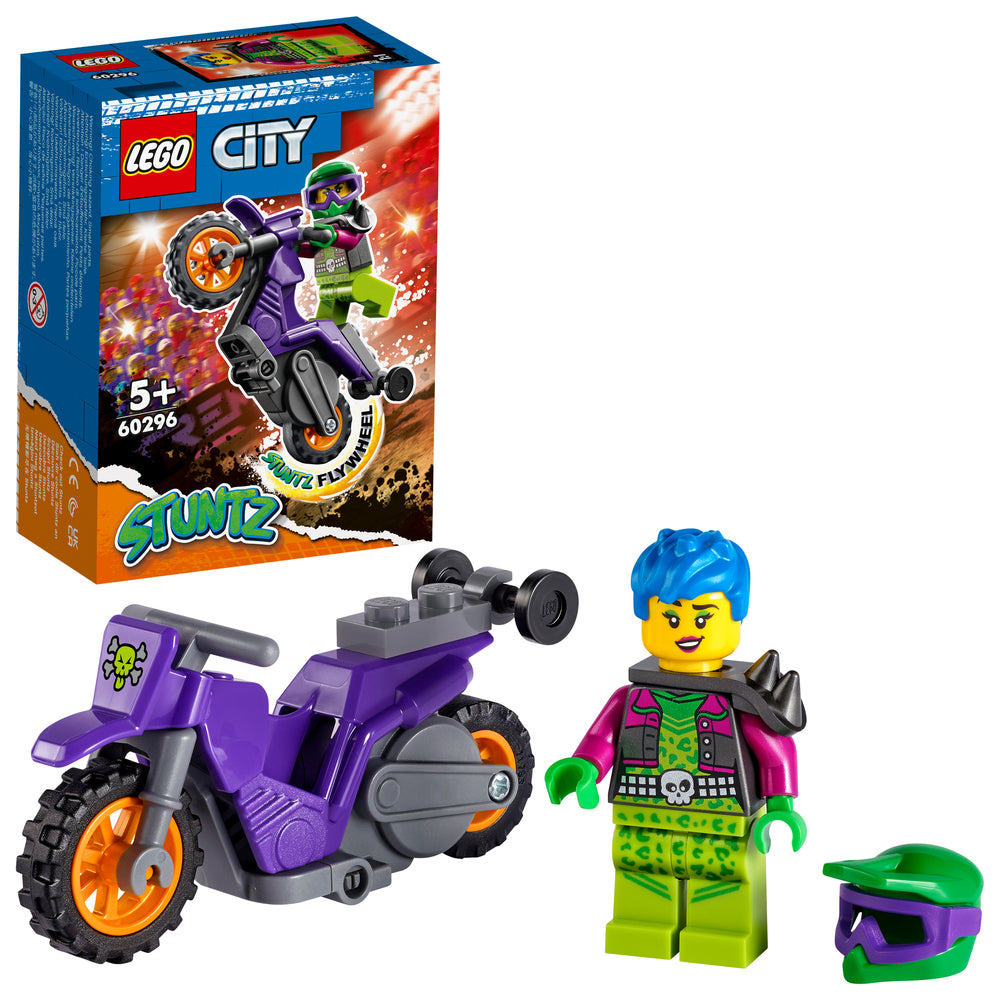 60296 LEGO City Stuntz Wheelie-stuntmotorcykel