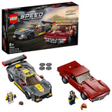 76903 LEGO Speed Champions Chevrolet Corvette C8.R-racerbil og 1968 Chevrolet Corvette
