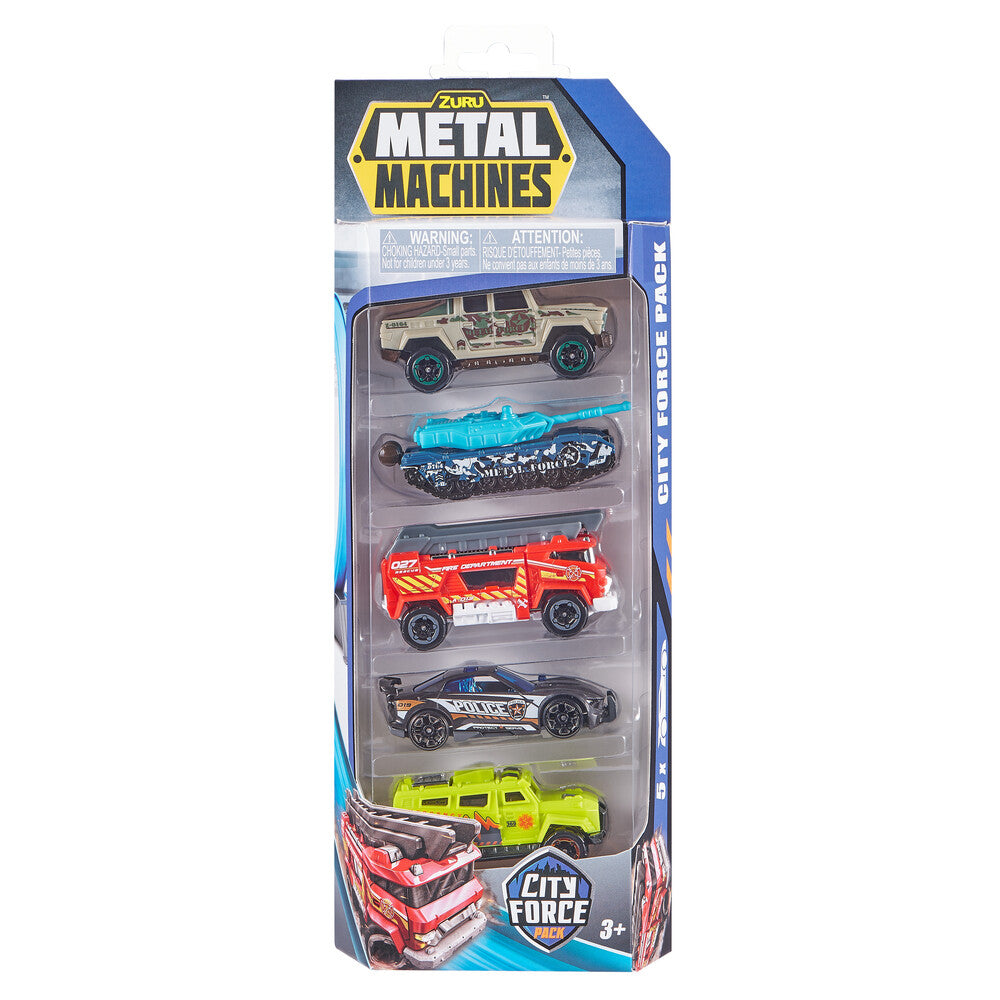 D2 Metal machines biler 5-pak