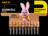 BATTERI DURACELL Plus Power Ultra AAA CP 10 pack