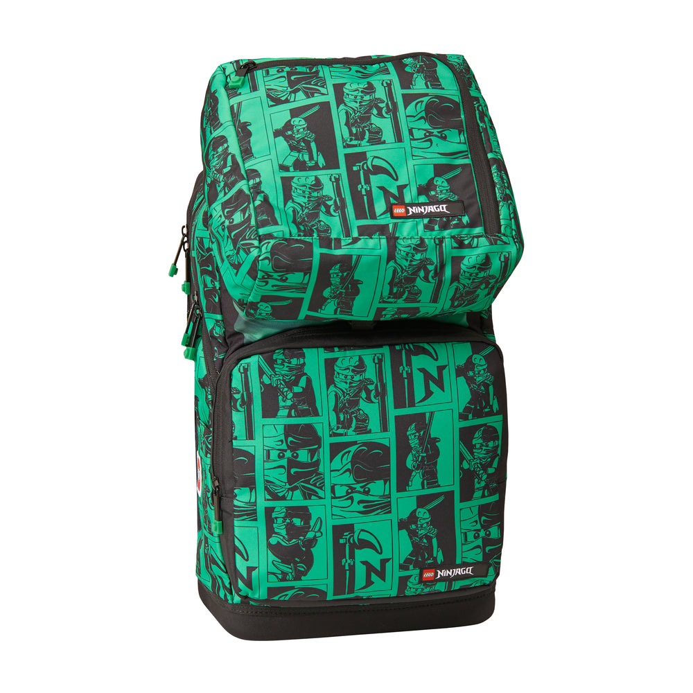 Skoletaske LEGO® Mortensen Maxi Plus Ninjago Grøn 23L