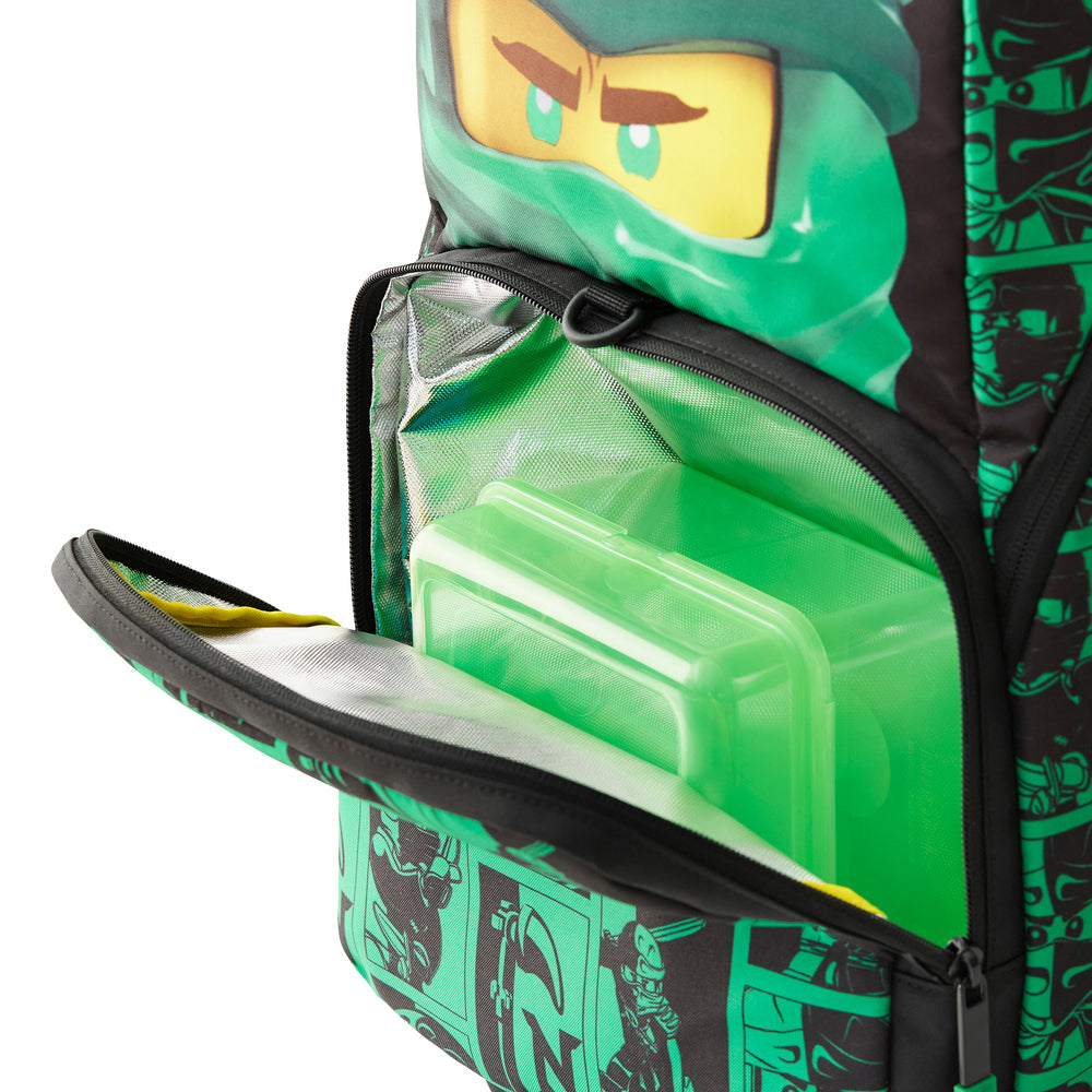 Skoletaske LEGO® Mortensen Maxi Plus Ninjago Grøn 23L