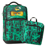 Skoletaske LEGO® Mortensen Maxi Plus Ninjago Grøn 23L