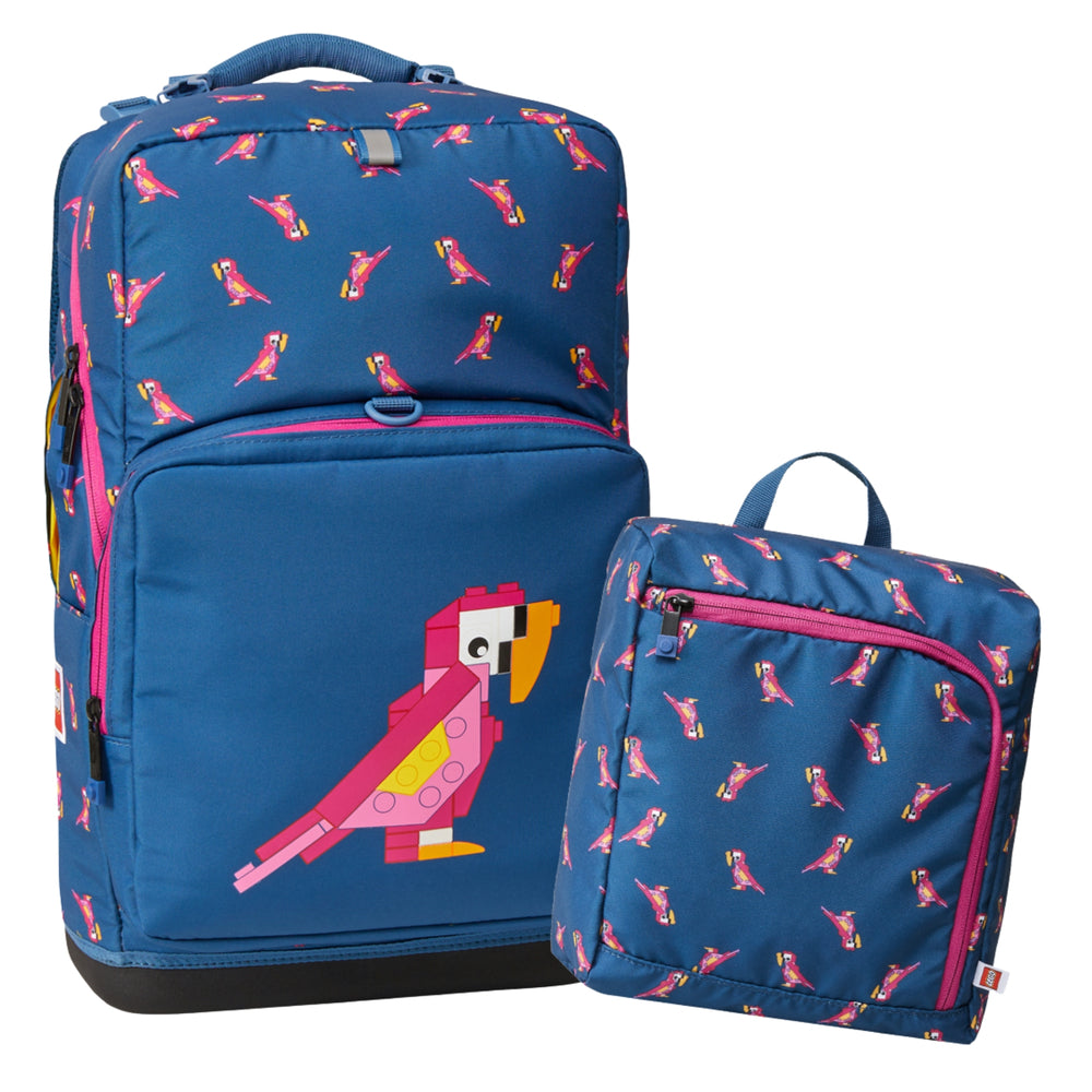 LEGO® skoletaske inkl. gymnastik taske, Parrot, Johansen Optimo Plus