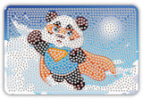 Diamond Art panda superman 10 x 15 cm