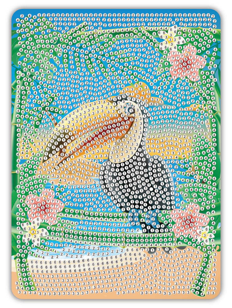Diamond Art tukan 13 x 18 cm