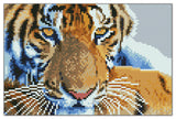 Diamond Art tiger ansigt 20 x 30 cm
