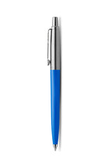 Parker blå med blå refill