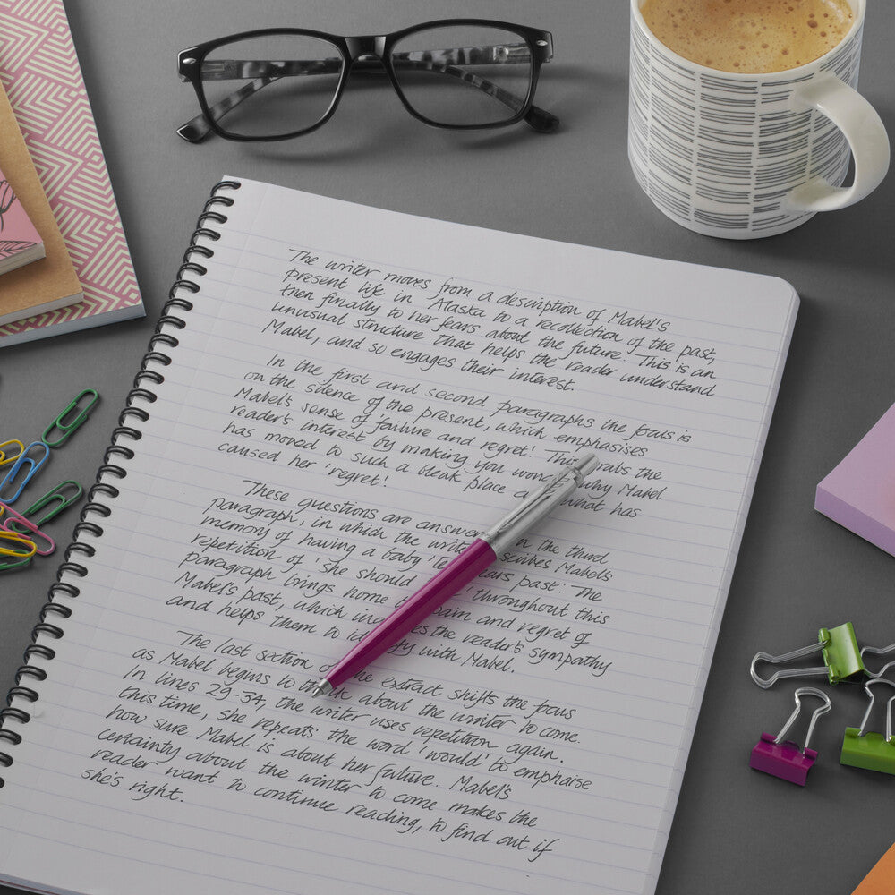 Kuglepen Parker Jotter 0,7 mm magenta recycled emballage