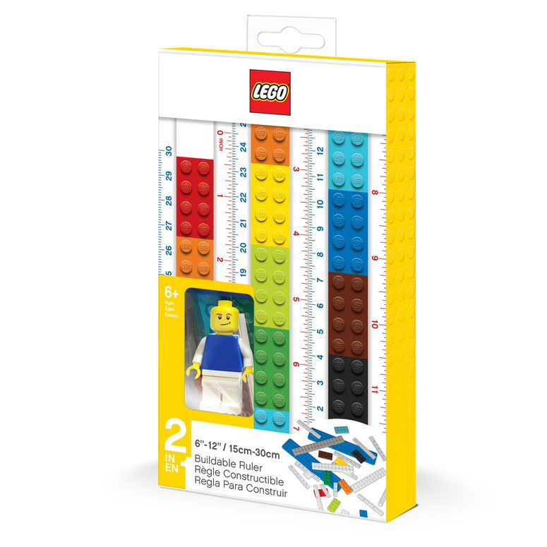 LEGO bygge sæt med lineal, inkl. 28 forskellige ting