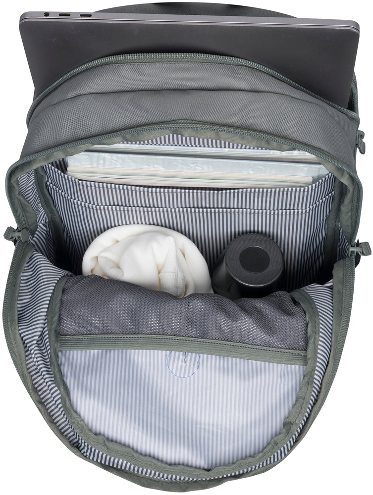 Rygsæk Beckmann urban midi foggy green mellemtrin 26 liter
