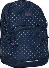 Skoletaske Beckmann mellemtrin sport jr Blue hearts 30 liter