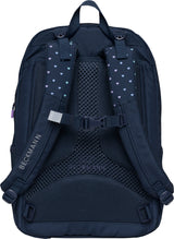 Skoletaske Beckmann mellemtrin sport jr Blue hearts 30 liter