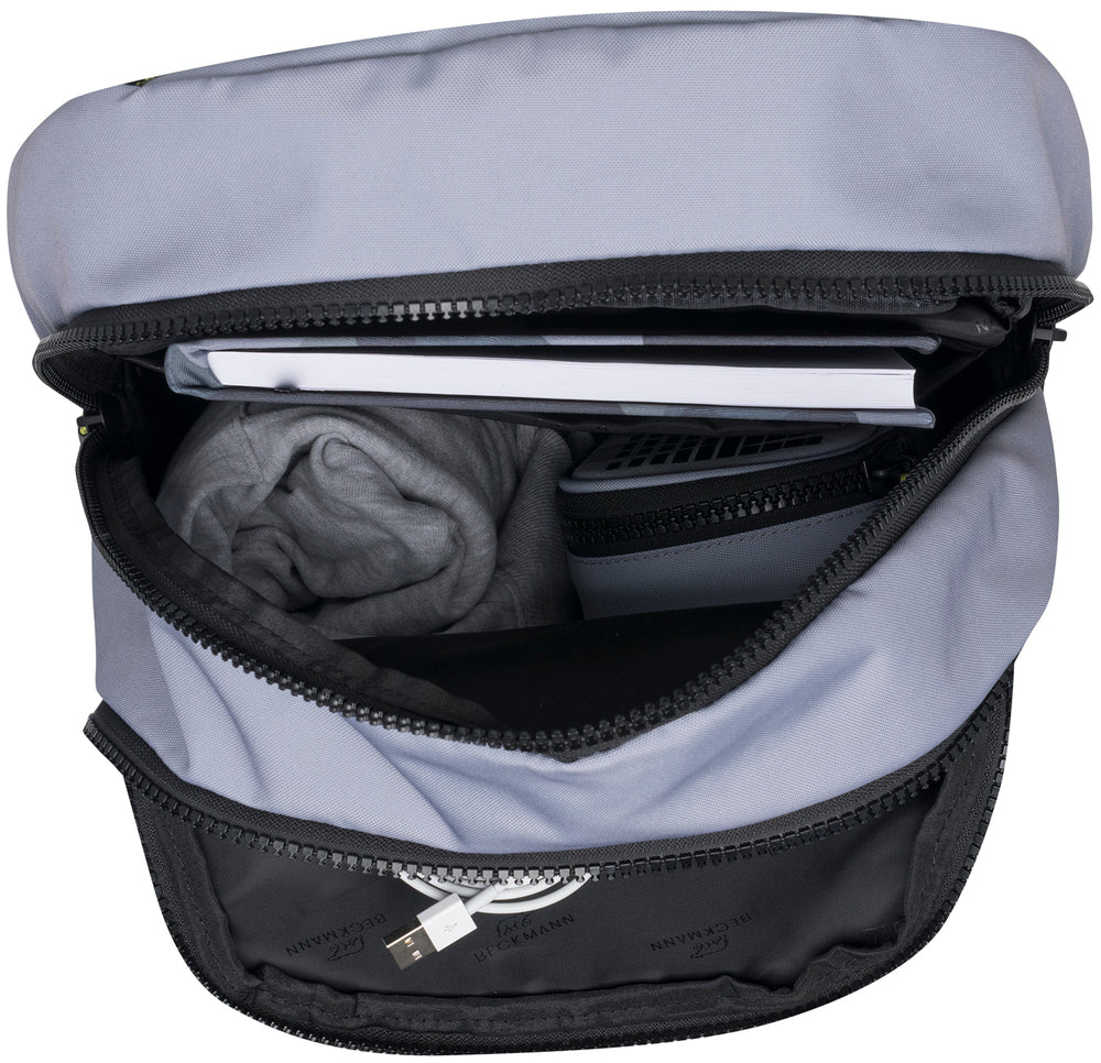 Skoletaske Beckmann mellemtrin sport junior grey 30 liter