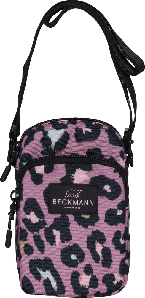 Skuldertaske Beckmann crossbody dark safari m/justerbar rem