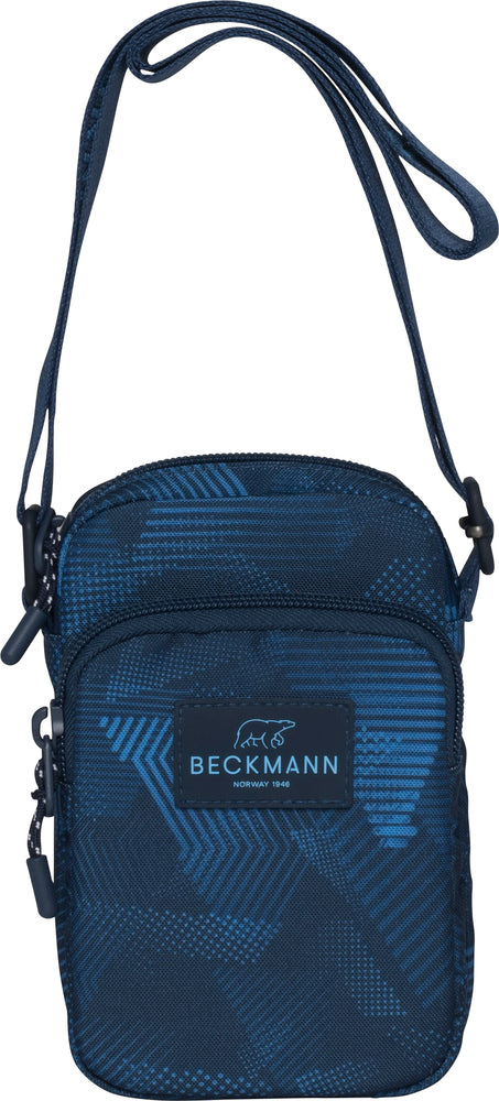 Skuldertaske Beckmann crossbody blue quartz m/justerbar rem