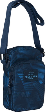Skuldertaske Beckmann crossbody blue quartz m/justerbar rem