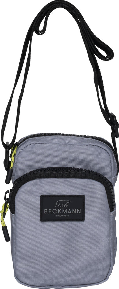 Skuldertaske Beckmann crossbody grey m/justerbar rem